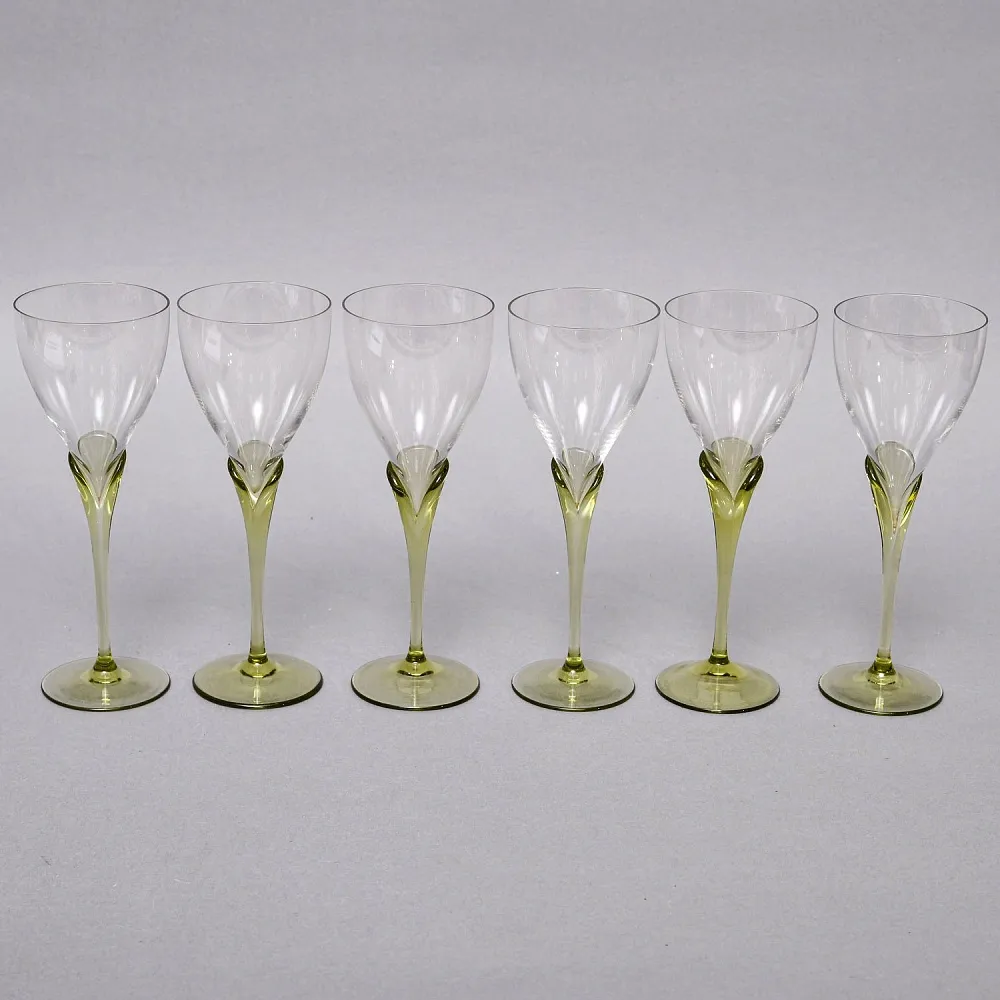 Бокалы для вина «Papyrus», Хрусталь Rosenthal Studio Line, Германия -1960 -1969 годы.