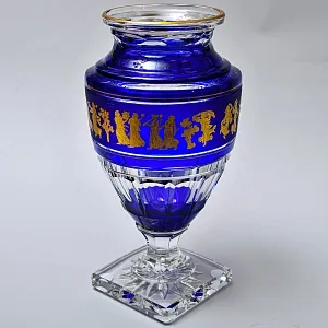 Большая Авторская Коллекционная Ваза «Jupiter. Dance De Flore»,  хрусталь VAL SAINT LAMBERT Бельгия.