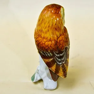 Птица - Фарфоровая статуэтка «СОВА», Карл Энс / Karl Ens,  Германия, 30-е годы ХХ века.