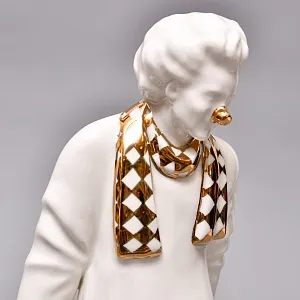 Авторская Коллекционная Фарфоровая Статуэтка Клоун - «Вячеслав Полунин» Россия. 