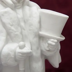 Коллекционная статуэтка "Пушкин перед дуэлью", Бисквитный Фарфор, СССР ДФЗ Вербилки, 30-е гг.