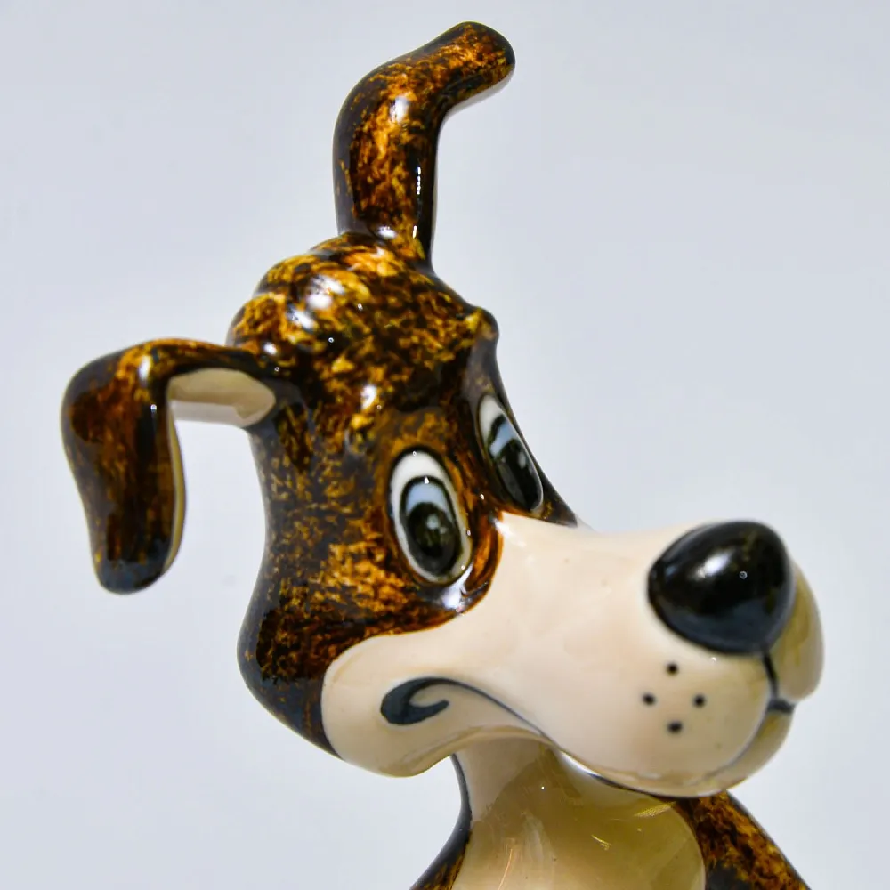 Авторская Коллекционная Фарфоровая Статуэтка «Пес Шарик», Россия.