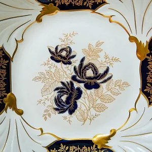 Коллекционное Сервировочное Блюдо - Тарелка «Кленовый лист», Фарфор WEIMAR Германия.