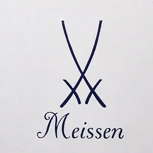 Классическая Фарфоровая Кофейная пара «Роза Мейсена», MEISSEN Германия, первая половина ХХ века. 