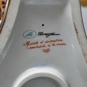 Редкость! Большой Фарфоровый Канделябр - Подсвечник на 6-ть свечей, Giulia Mangani Италия, середина ХХ века. 