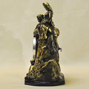 Чугунные Механические Настольные часы «Каменный Цветок», ЧЧЗ - МОЛНИЯ СССР-1967 год. 