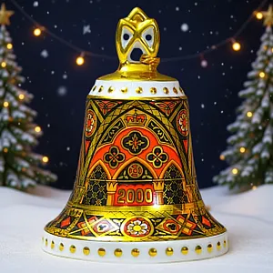 Коллекционный Фарфоровый Колокольчик «Рождество -2000 год», Hutschenreuther Германия.