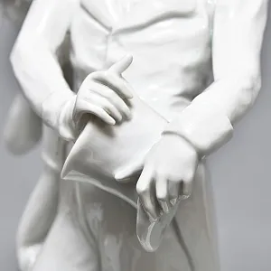 Антикварная Фарфоровая статуэтка «Дама с кавалером. Размолвка», ROSENTHAL Германия - 1926 год. 