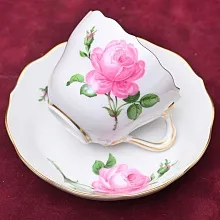 Классическая Фарфоровая Кофейная пара «РОЗА», MEISSEN Германия, середина ХХ века.