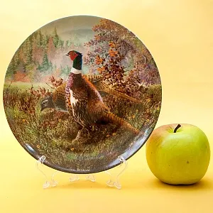 Коллекционная Тарелка «ФАЗАНЫ» Фарфор KAISER Porzellan Германия 1992 год.