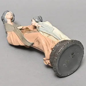 Коллекционная Фарфоровая статуэтка «Японская мама и дочь», Nao by Lladro Испания, 80-е гг. 