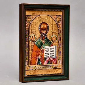 Редкость! Фарфоровая Икона - Картина - Пласт «НИКОЛАЙ ЧУДОТВОРЕЦ» - «Святитель НИКОЛАЙ», Villeroy&Boch Германия.