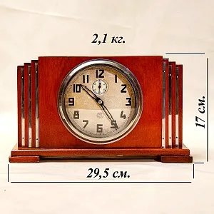 Сталинский Ампир - Настольные Механические Часы «Владимир» - СССР - 1958 г.