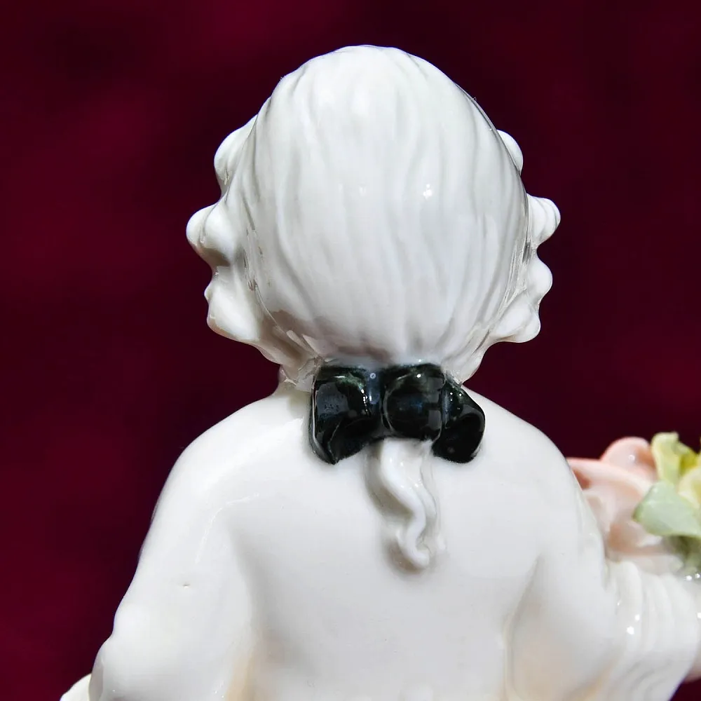 Парные Фарфоровые Статуэтки «Дети - Цветы для Мамы», Карл Энс / Karl Ens, Германия, 30-е гг.