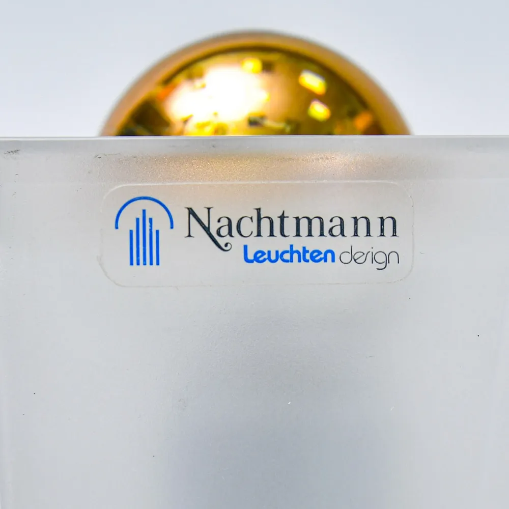 Коллекционный Настольный Ночник - Светильник -Лампа «Золотой Куб» Хрусталь NACHTMANN, Германия.