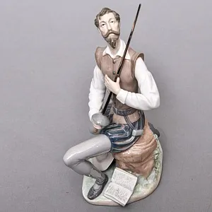 Коллекционная Фарфоровая статуэтка «Дон Кихот Ламанчский», Lladro Испания.
