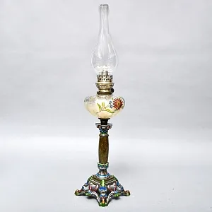 Антикарная Керосиновая Лампа с Механизмом Hersteller Berlin, Германия 1920 -1925 год.