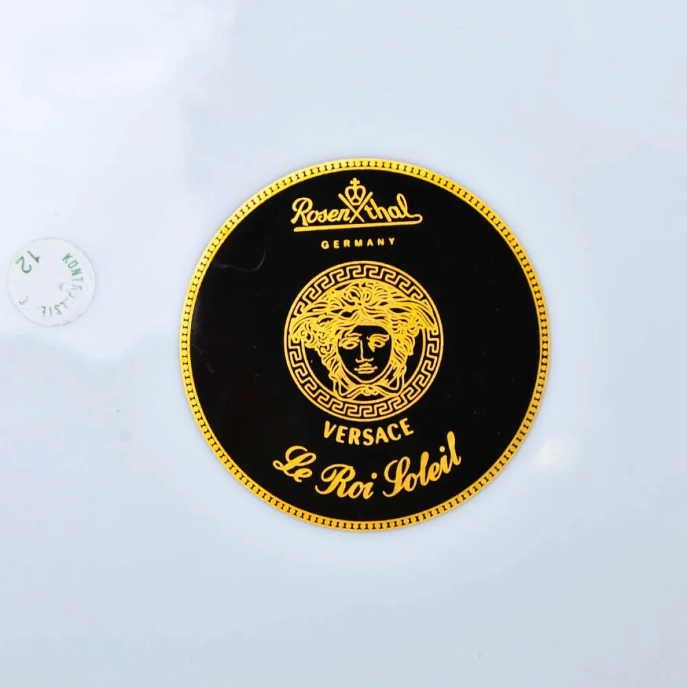 «Король - Солнце» - Коллекционная Фарфоровая Тарелка - Блюдо, VERSACE, Rosenthal Германия - 1993 год.