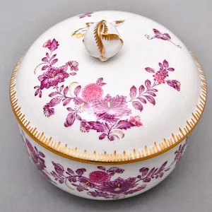 Фарфоровый Чайный Сервиз «Индийские цветы» на 6-ть персон, MEISSEN / МЕЙСЕН Германия. 