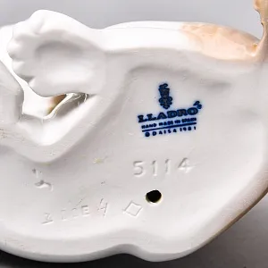 Коллекционная Фарфоровая статуэтка «Кошка - Удивленный котенок», Lladro Испания.