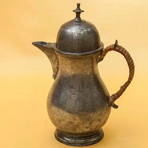 Небольшого размера Антикварный Оловянный Кофейник на 0,6 литра. Бельгия, ХIХ век.