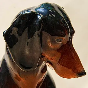 Редкость!!! Фарфоровая Статуэтка «Собака - Такса», Карл Энс / Karl Ens Германия, 30-е гг.