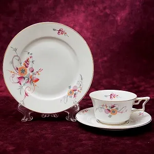 Чайный сервиз «TIRANA» на 4-е персоны Фарфор Розенталь / Rosenthal Германия -1930 год.