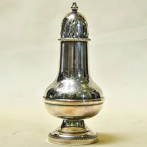 Винтажная Баночка - Емкость для сахарной пудры, Sheffield, Англия середина ХХ века.