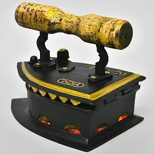 Большой Старинный Угольный Чугунный Утюг Индия первая половина ХХ века.