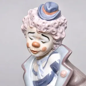 Коллекционная Фарфоровая статуэтка «Сюрприз - Клоун с собаками», Lladro Испания.