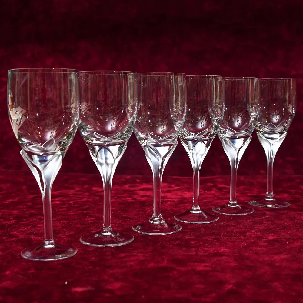Редкость! Хрустальные Бокалы для Вина «IRIS», Rosenthal Studio Line, Германия -1969 год.