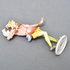 Авторская Фарфоровая Статуэтка «Шут с Совой и Зеркалом», Hutschenreuther Германия.