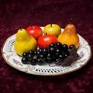 Коллекционная Тарелка - Блюдо «Садовый букет» Прорезной Фарфор, ROSENTHAL Германия.