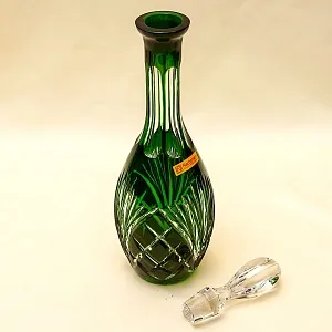 Набор для коньяка Графин и 6-ть Бокалов серия «NIERSTEIN» Цветной Хрусталь, NACHTMANN Германия.