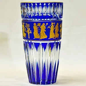 Авторская Коллекционная Ваза «Jupiter. Dance De Flore», хрусталь VAL SAINT LAMBERT, Бельгия.