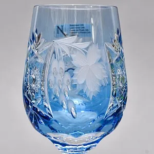 Редкость! Шесть Бокалов для вина из Цветного Хрусталя «ВИНОГРАД», NACHTMANN Германия конец ХХ века.