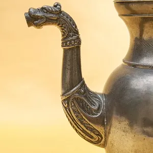 Антикварный Классический Оловянный Кофейник на 1,2 литра. Бельгия, ХIХ век.