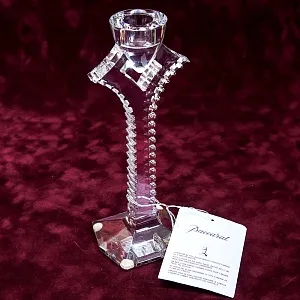 Редкость! Хрустальный Подсвечник БАККАРА / BACCARAT, Фрация, 70 -е годы ХХ века.