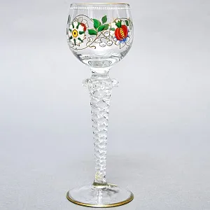 Хрустальные Бокалы для Вина «Blumenstrauß», Theresienthal Германия, 80 -е годы ХХ века. 