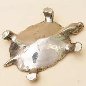 Металлическая Мелочёвница - Пепельница «Маленькая Черепашка», Франция середина ХХ века. 