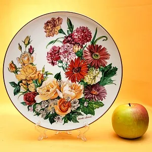 Коллекционная Тарелка «GRANDE FINALE'90» Фарфор, Хучеройтер - Hutschenreuther, Германия.