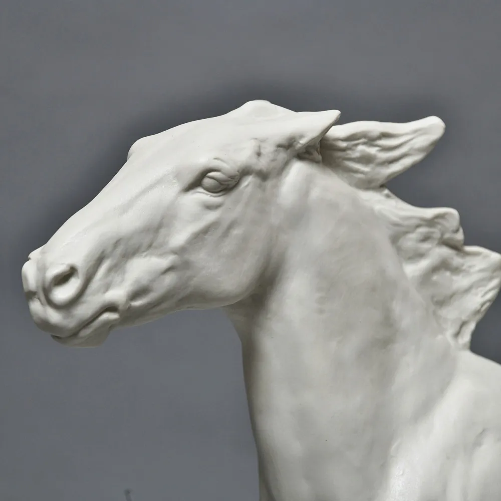 Редкость! Бисквитный Фарфор - Большая Статуэтка «Бегущий конь», ROSENTHAL Германия.