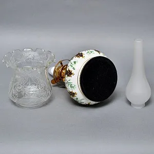 Настольная Электрическая  Лампа - Светильник, фарфор Giulia Mangani Италия, середина ХХ века. 