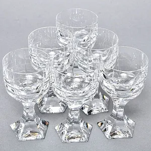 Редкость! Хрустальные Бокалы - Фужеры для Вина серия «Mercury», BACCARAT, Франция, 80 -гг. 