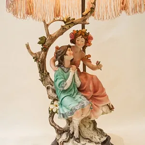 Настольная Электрическая Лампа - Светильник «ВЕСНА», FLORENCE, Италия -1985 год.