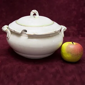 Большой Столовый сервиз на 6 персон - 36 предметов, Фаянс ЗиК Конаково, СССР 50-е годы ХХ века.