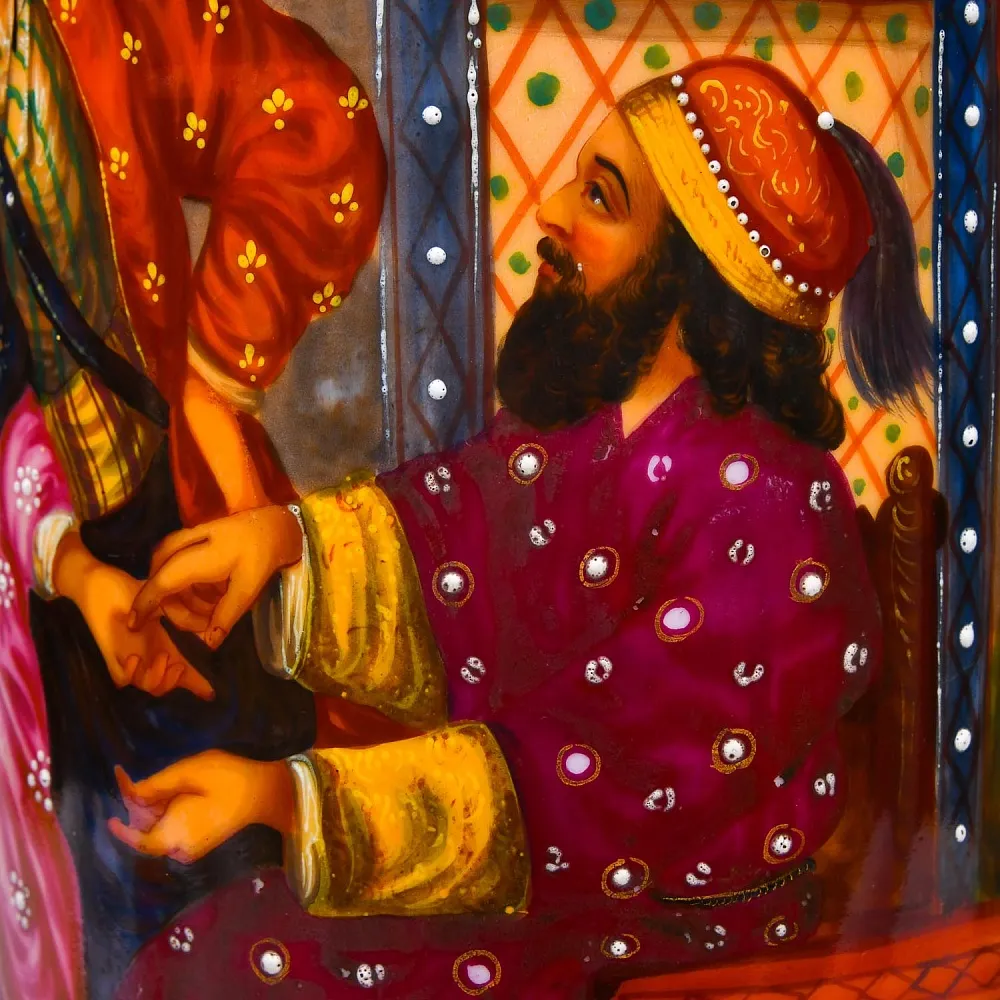 Редкие!!! Большие Антикварные Парные Вазы «Персидские мотивы», Франция VIEUX PARIS.