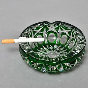 Винтажная Хрустальная Пепельница VAL SAINT LAMBERT, Бельгия 60-е гг. ХХ века.