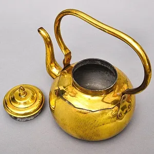Винтажный Латунный Чайник на 2,5 литра. Франция середина ХХ века.
