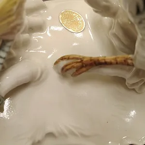 Фарфоровая статуэтка «Пара Птиц - Золотой Фазан», Карл Энс / Karl Ens,  Германия, 50-е гг.